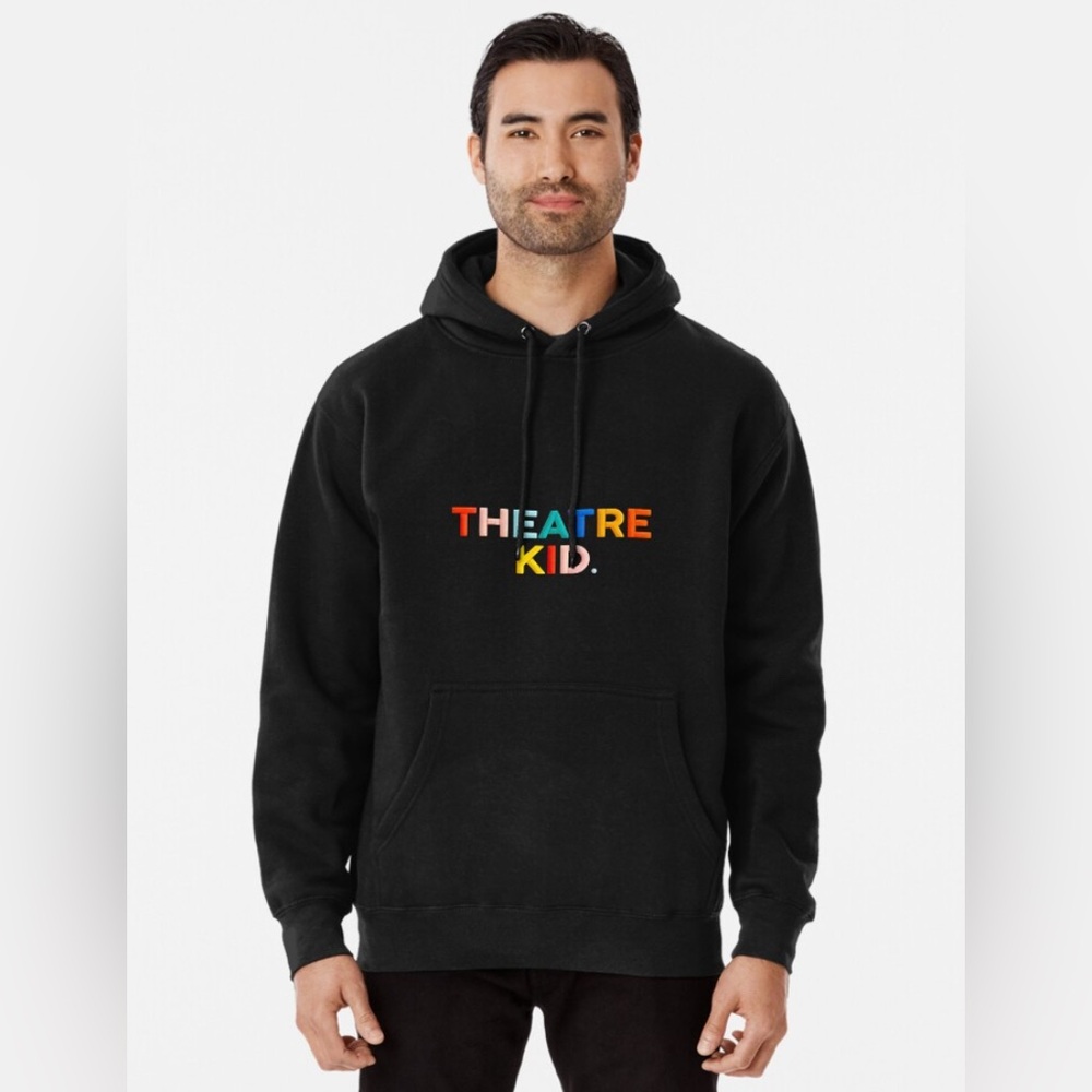 Theatre Kid Official Merch Black Graphic Hoodie Unisex L